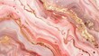 An intricate pattern of swirling pink and gold resembling a marble texture, infused with elegance and luxury Perfect for backgrounds or artwork