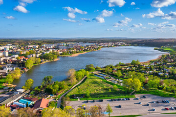 Wall Mural - Beautiful scenery of Kartuzy in the Kashubian Lake District, Pomerania. Poland