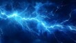 Blue lightning plasma and electrical background enhanced