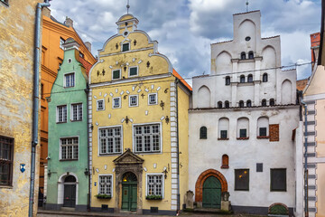 Wall Mural - Three Brothers, Riga, Latvia