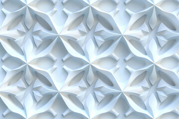 Poster - Sophisticated abstract 3d pattern. Background image. Created with Generative AI technology.
