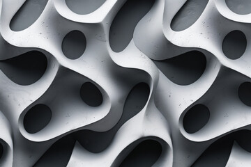 Poster - Sophisticated abstract 3d pattern. Background image. Created with Generative AI technology.
