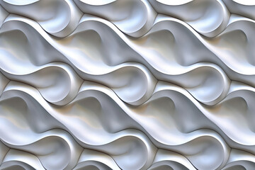 Poster - Sophisticated abstract 3d pattern. Background image. Created with Generative AI technology.