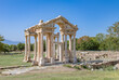 Tetrapylon Gate in Aphrodisias ancient city, Aydin, Turkey..