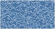 Seamless background with clouds in chinese style, cloudy sky pattern, vector