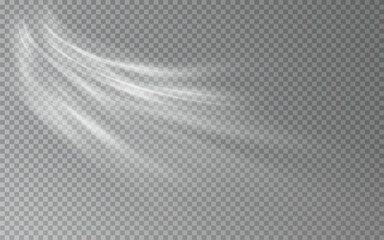 stream of fresh wind png. imitation of the exit of cold air from the air conditioner.