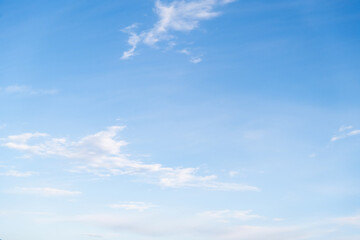 Background of blue sky with clouds