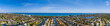 Aerial panorama Delray Beach Florida