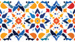 Arabic arabesque design greeting card for Ramadan Kareem