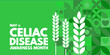 Celiac disease awareness month. - banner, vector illustration
