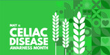 Fototapeta  - Celiac disease awareness month. - banner, vector illustration
