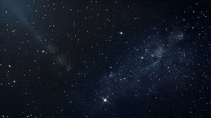 Poster - Starry night sky as a background Dark interstellar space : Generative AI