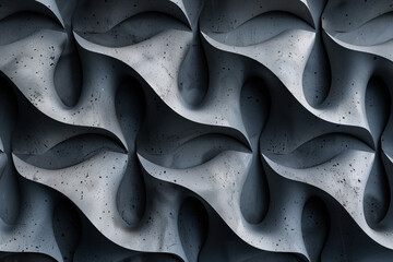 Poster - Sophisticated abstract 3d pattern. Background image. Created with Generative AI technology.