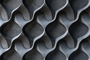Poster - Sophisticated abstract 3d pattern. Background image. Created with Generative AI technology.