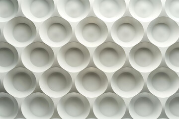 Poster - Sophisticated abstract 3d pattern. Circles. Background image. Created with Generative AI technology.