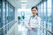 © Vlad - Asian woman doctor, smiling welcomingly when meeting