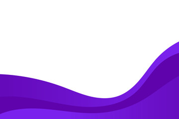 Wall Mural - abstract purple wavy business background. vector illustration