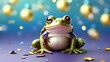 Close up of a frog on boken background