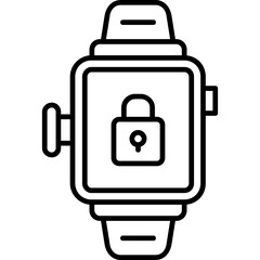 Wall Mural - Lock Icon