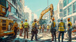 © Abdullah - Construction Workers on a City Block
