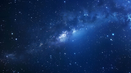 Aufkleber - Starry night sky as a background Dark interstellar space : Generative AI