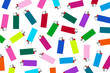 multicolored lighters,isolated pattern