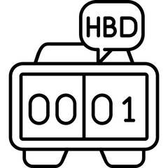 Sticker - Alarm clock Icon