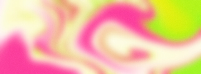Poster - Abstract soft neon gradient texture with noise and blur effects. Colorful digital soft noise effect on transparent background. Effect of film overlay on the screen