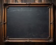 Schiefertafel leer mit Holrahmen - Rustikal Holztafel, Wand - Vintage - Schule Board Kreide