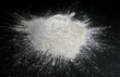 Sango Coral Calcium Powder on black Background