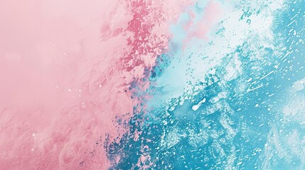  pastel blue and pink spray paint texture with grainy noise abstract retro background design