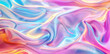 © Jane_S - 3D render of a colorful iridescent holographic background. Colorful abstract fluid liquid waves with a hologram effect, holography, a shiny wavy cloth texture.