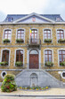 Front facade of the town hall in La Roche-en-Ardenne, Belgium