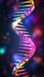 DNA double helix as a symbol of genetics and heredity,