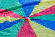 Circle fabric in multicolor color in playground.