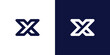 modern x Letter Logo