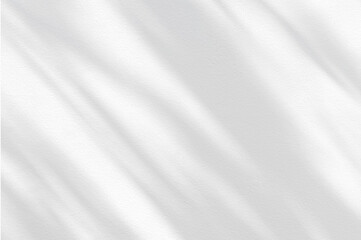 Aufkleber - Abstract  light shadow of leaf blurred background. Natural diagonal leaves tree branch shadows and sunlight on white wall. Shadow overlay effect foliage mockup