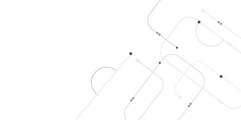 Vector design Network technology and Connection concept. Simple technology graphic background.