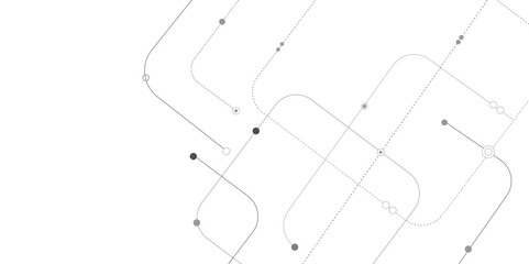 Vector design Network technology and Connection concept. Simple technology graphic background.