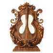© koku studio - Roman Lyre of Roman Art isolated on transparent png.