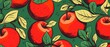 background with apples