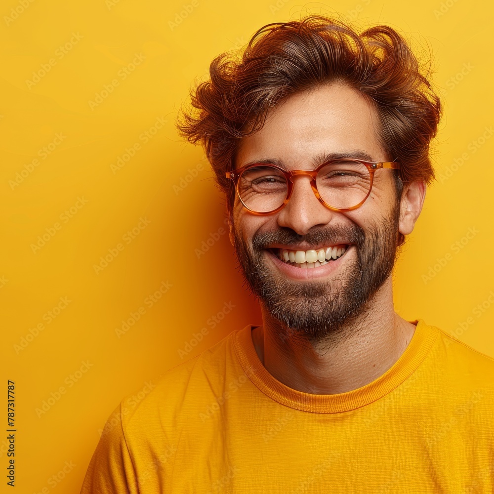 Stock-Foto „Hu Zi La Cha De Nan Ren Dai Zhu Yan Jing ,Chuan Zhu Huang ...