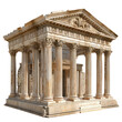 © koku studio - Roman Temple of Roman Art isolated on transparent png.
