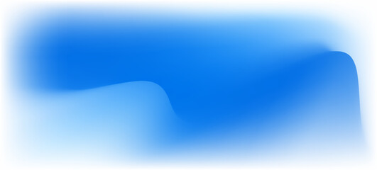 Fototapete - Blurred light soft gradient background. Abstract blue color horizontal banner. Vector illustration.