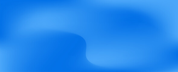 Aufkleber - Blurred light soft gradient background. Abstract blue color banner. Vector illustration.