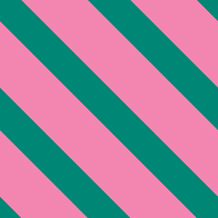 Fototapete - Pink and green stripe seamless vector pattern or background wallpaper