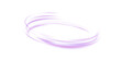 © MAKSYM - Abstract circular light effect on white background. Dynamic purple lines with glow effect. Rotating light effect for gaming and advertising design.