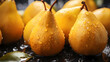 fresh pears, commercial shooting