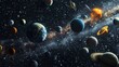 Planets in outer space