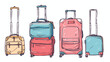 Bon voyage Luggage bags suitcases baggage travel bags